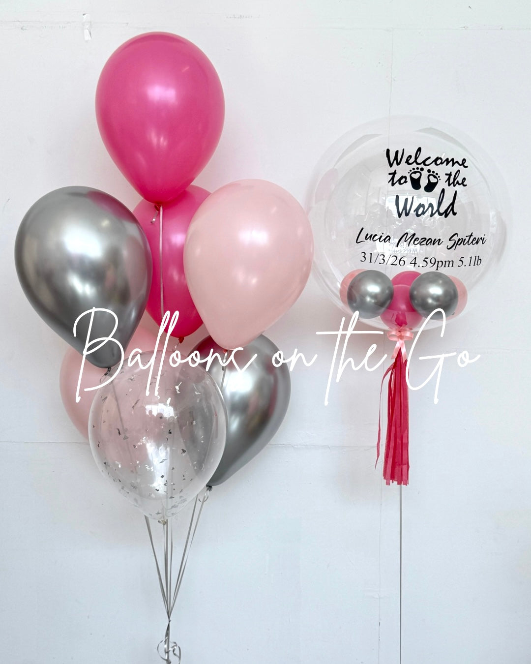 New Born Princess Balloon Bouquet!
