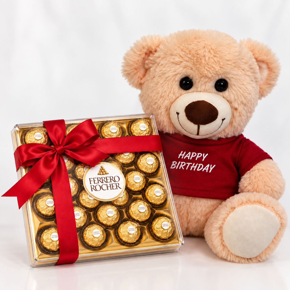 Ferrero Rocher with HBD Teddy Bear