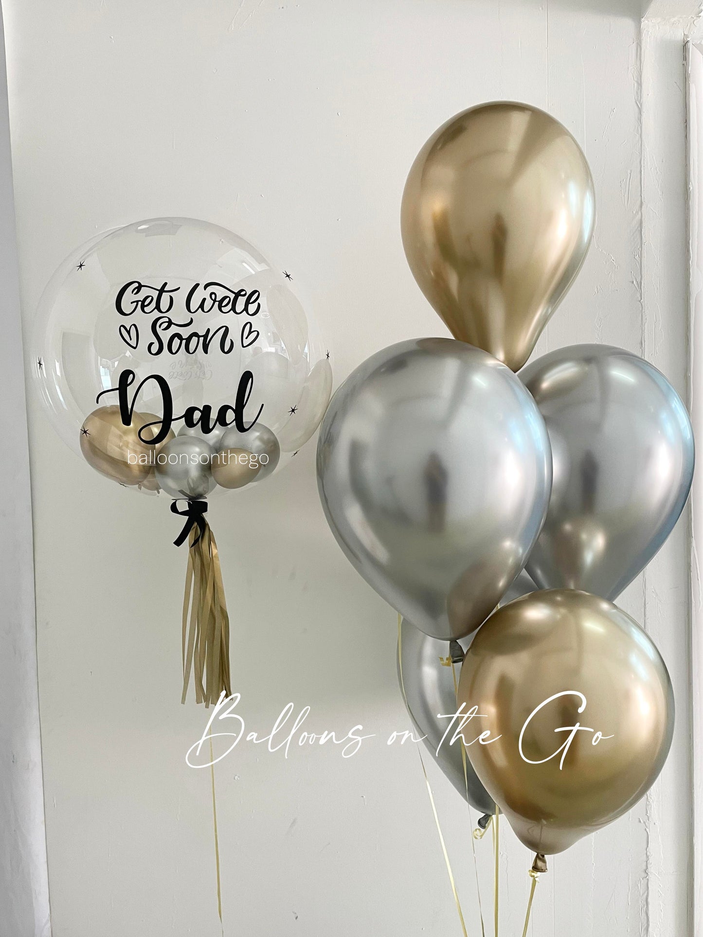 Get Well Soon Customized bubble balloon