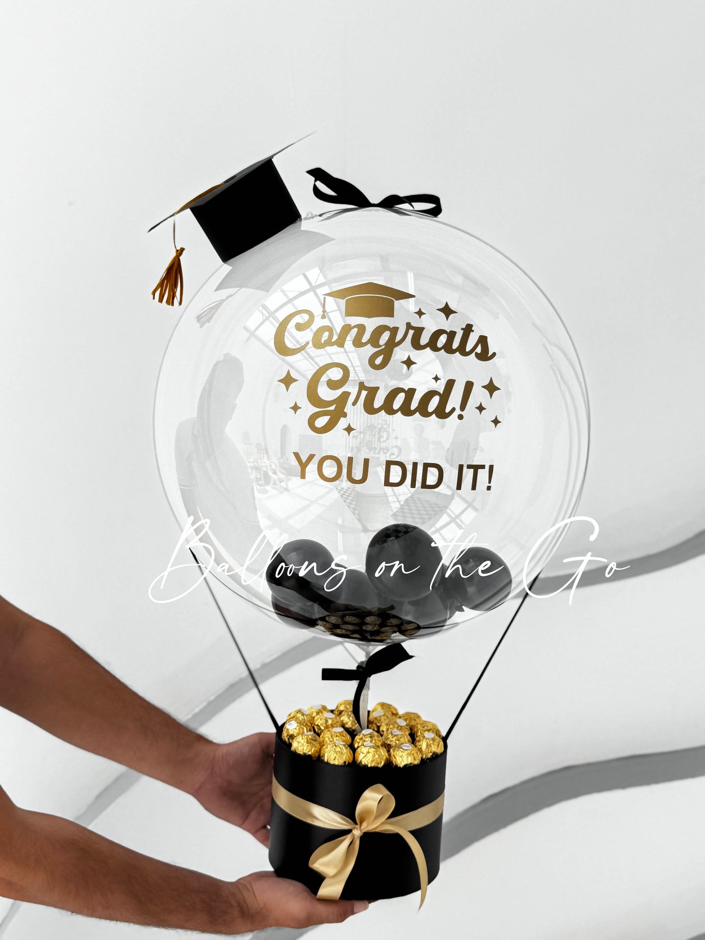 Graduation Hot Air Balloon Basket