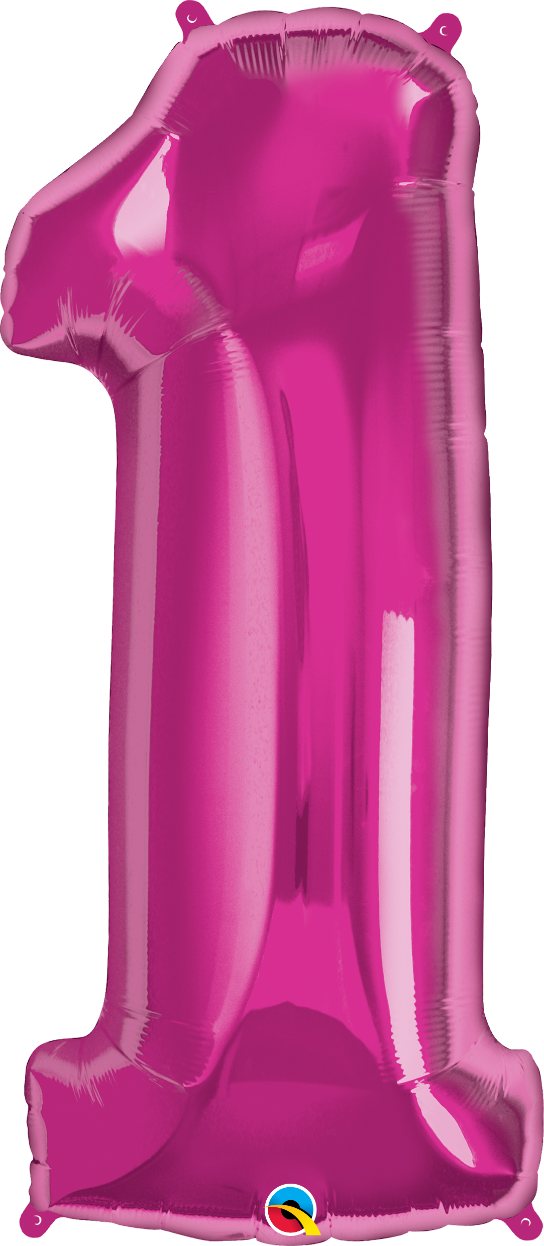 Number 1 Foil Balloon- Pink