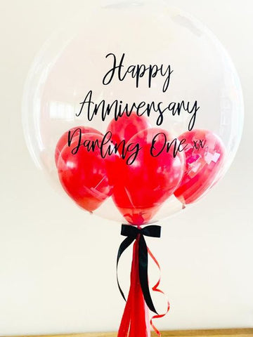 Customized Anniversary Bubble Balloon