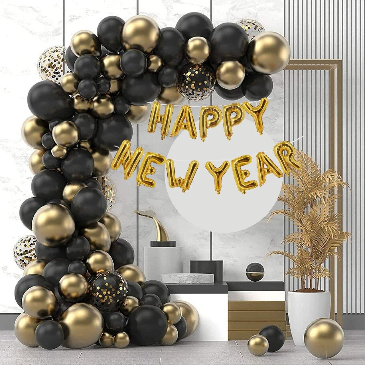 New Year Balloon Arch