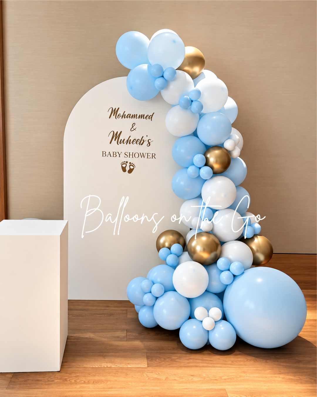 Baby Shower Balloon Setup