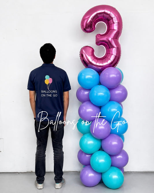 Mermaid Balloon Tower
