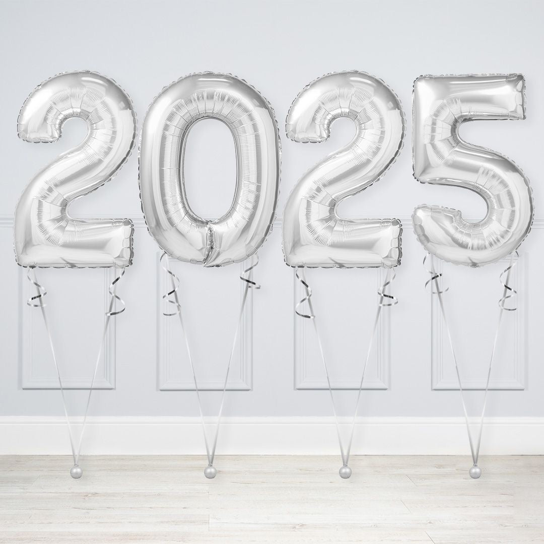 2025  Gaint Number Balloons- New Year