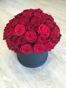 Valentine Red Roses Box