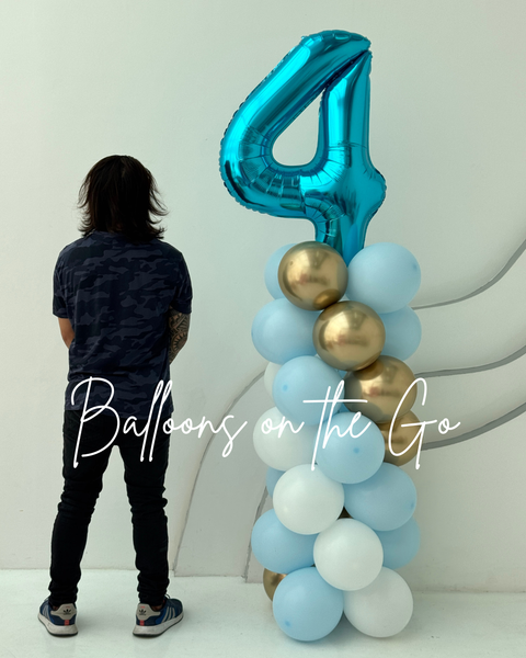 Balloon Tower in Blue