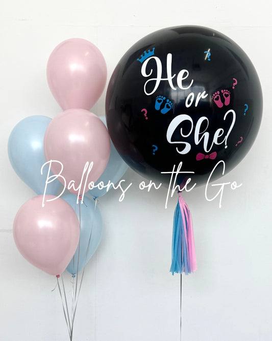 He or She- Gender Reveal Balloon