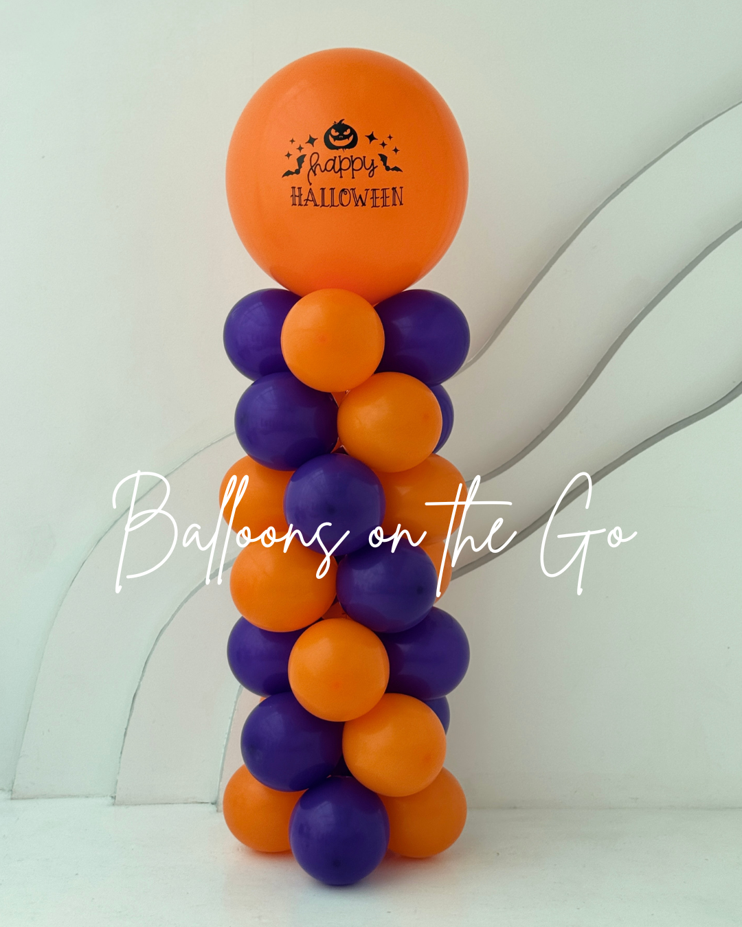 Halloween Balloon Tower!