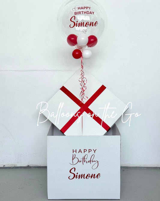 Customized Balloon in a Surprise Box