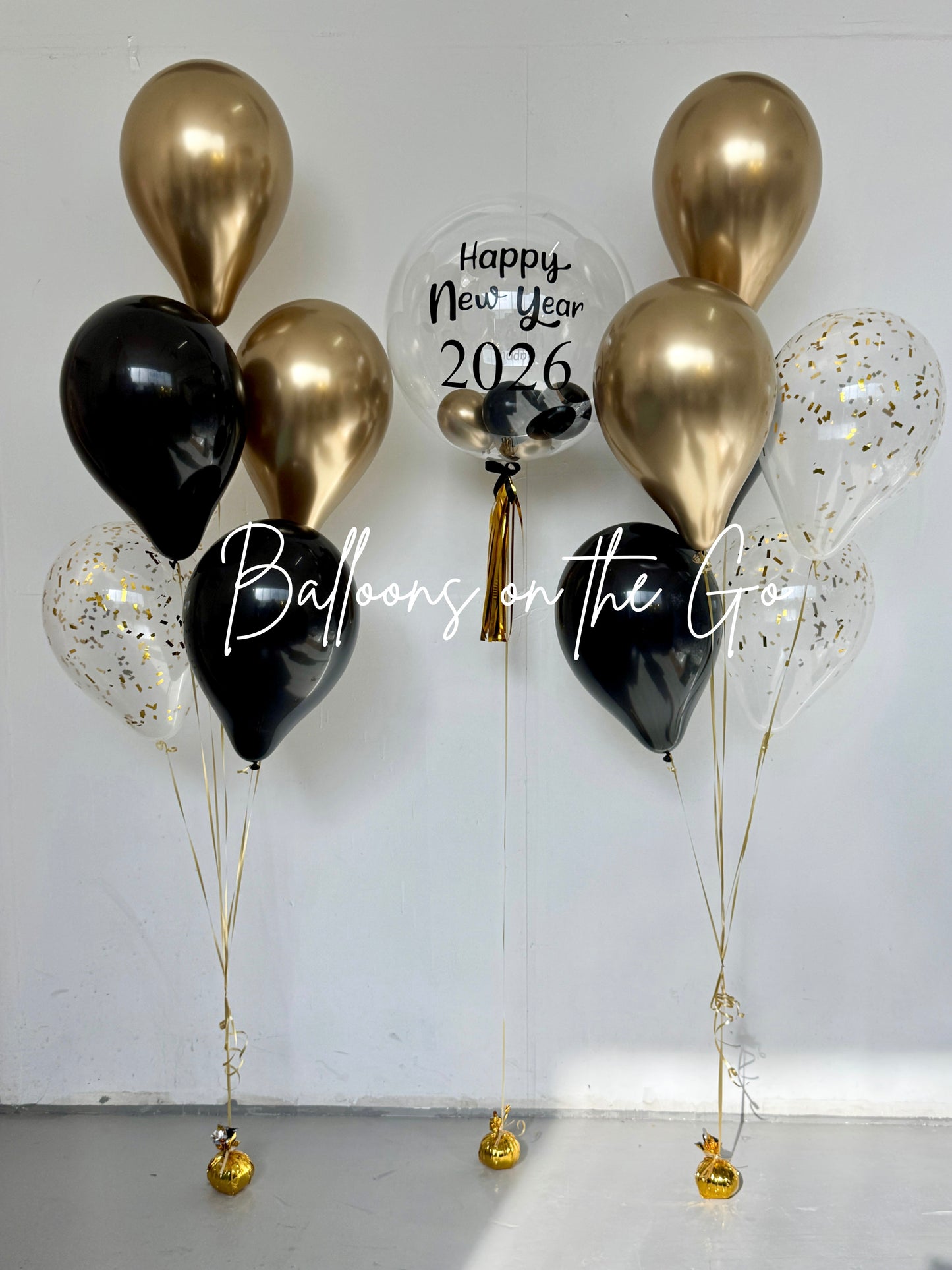 Customized New Year Balloon bouquet