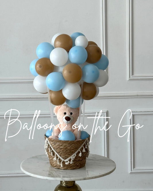 Baby Arrival Hot Air Balloon Basket