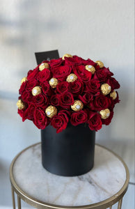 Roses with Ferrero Chocolate