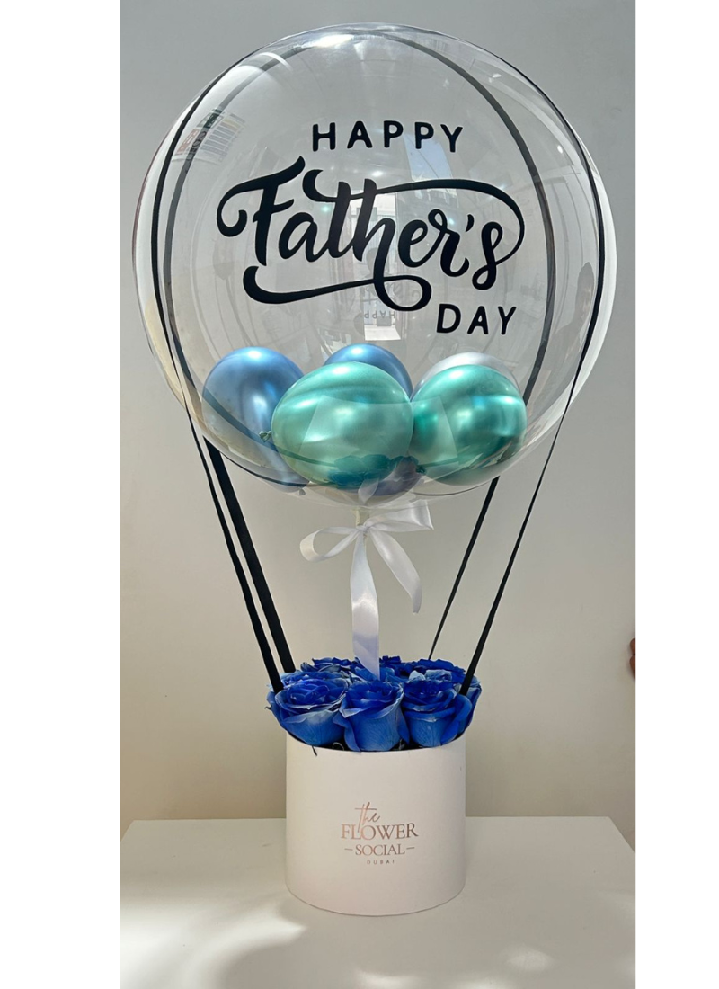 Happy Fathers Day Hot Air Basket