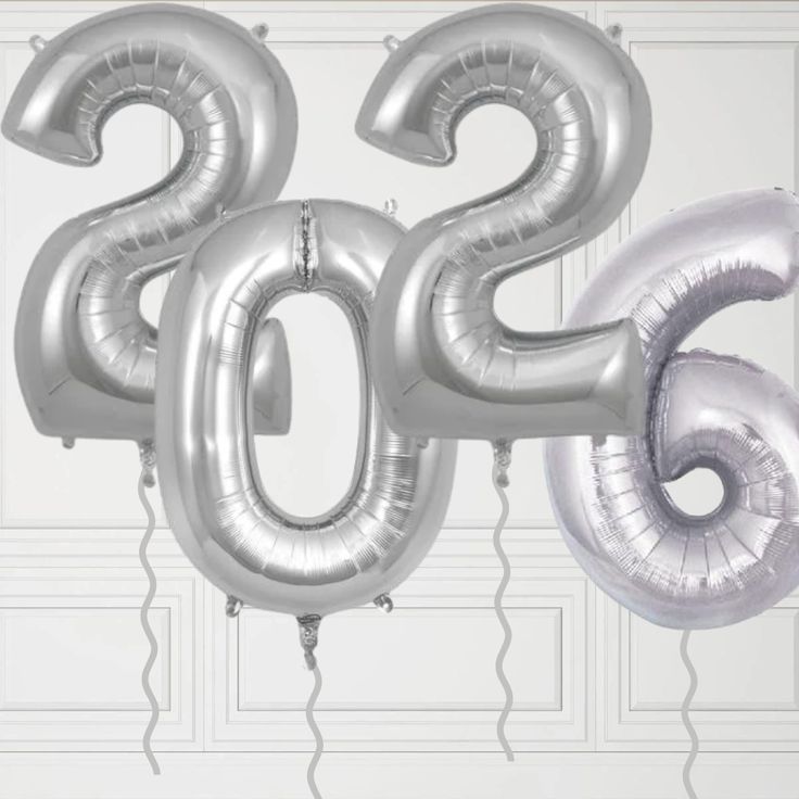 2026  Gaint Number Balloons- New Year