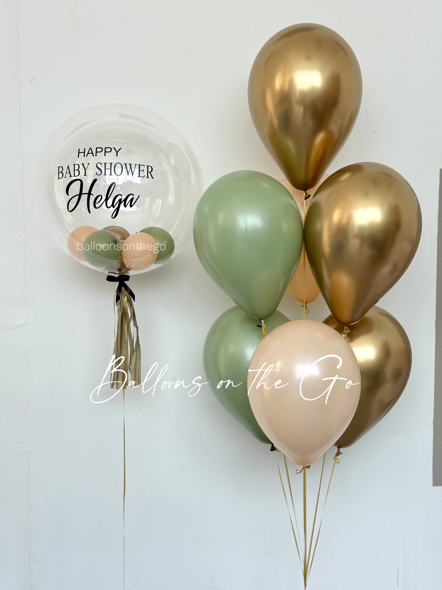 Surprise Baby Shower Balloon Bouquet