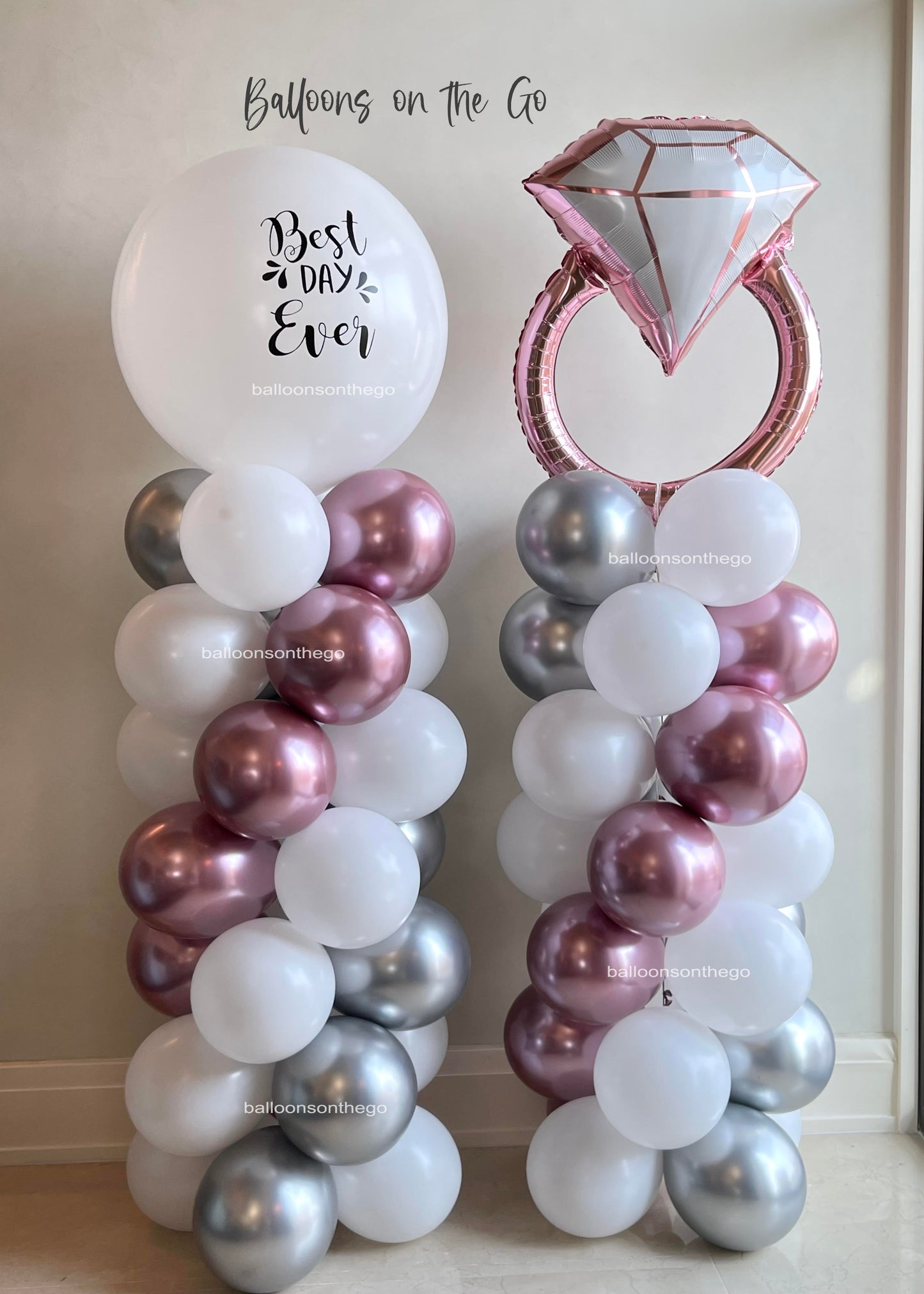 Engagement Balloons Tower!