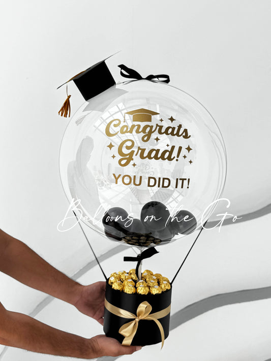 Graduation Hot Air Balloon Basket