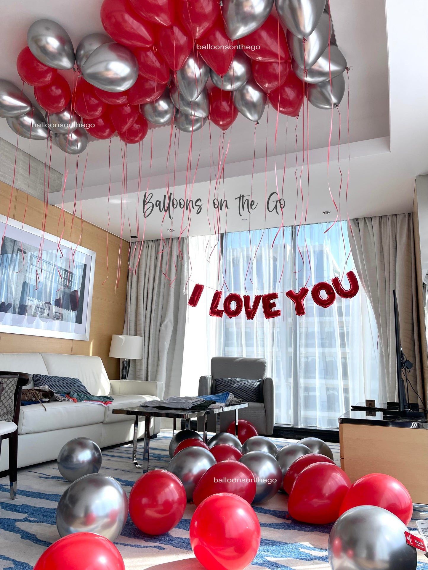 Red and Silver- I LOVE YOU Setup!
