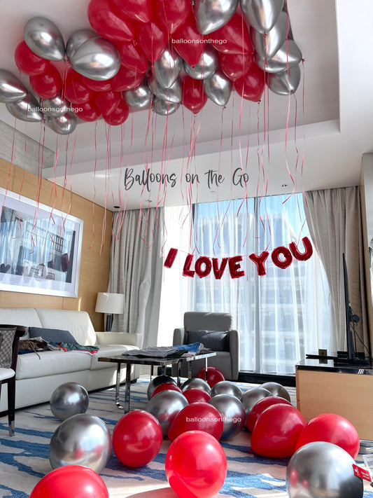 Red and Silver- I LOVE YOU Setup!