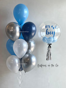 It's a Baby BOY Balloon Bouquet!