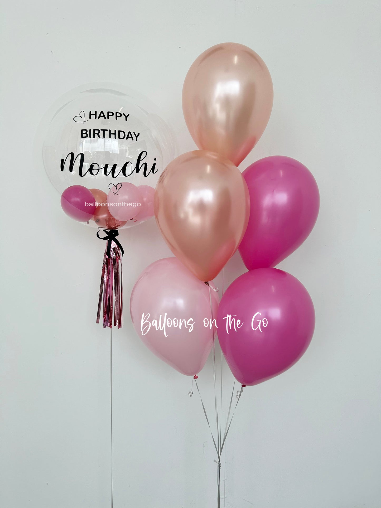 Rose gold and Pink Bouquet