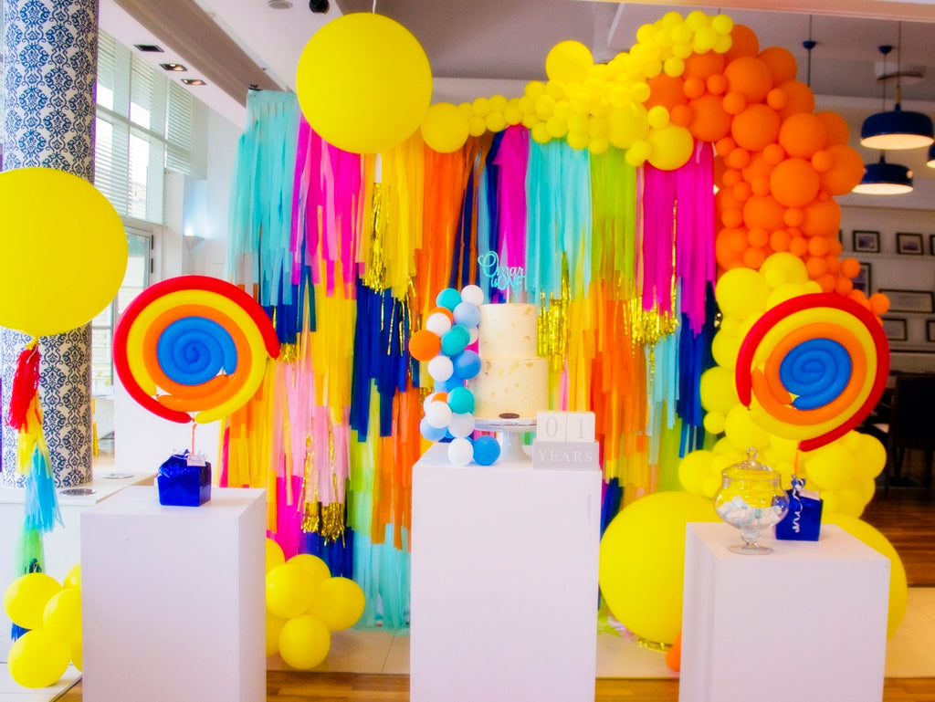 First Birthday Balloon Garland / Organic Arch