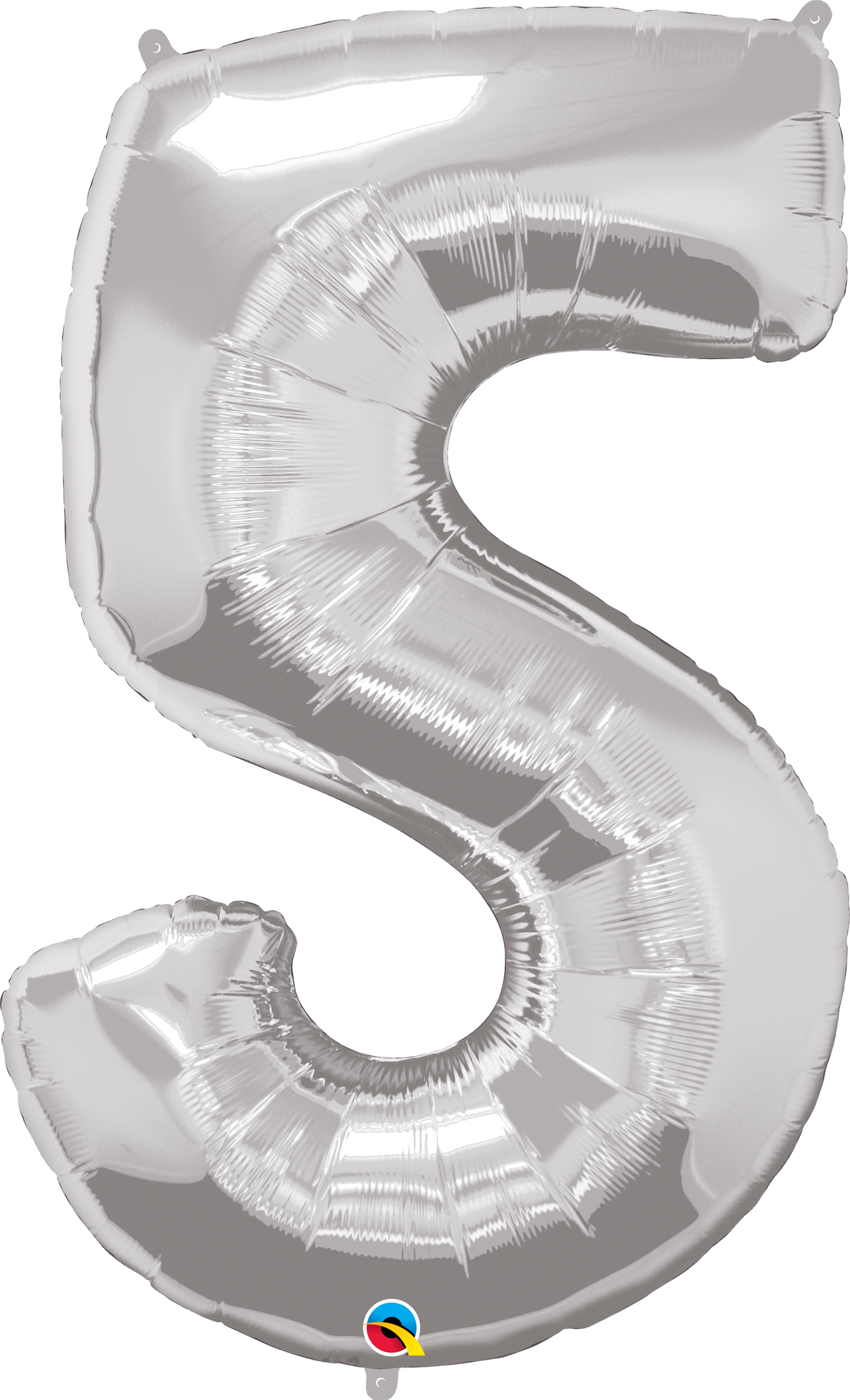 Number 5 Foil Balloon- Silver