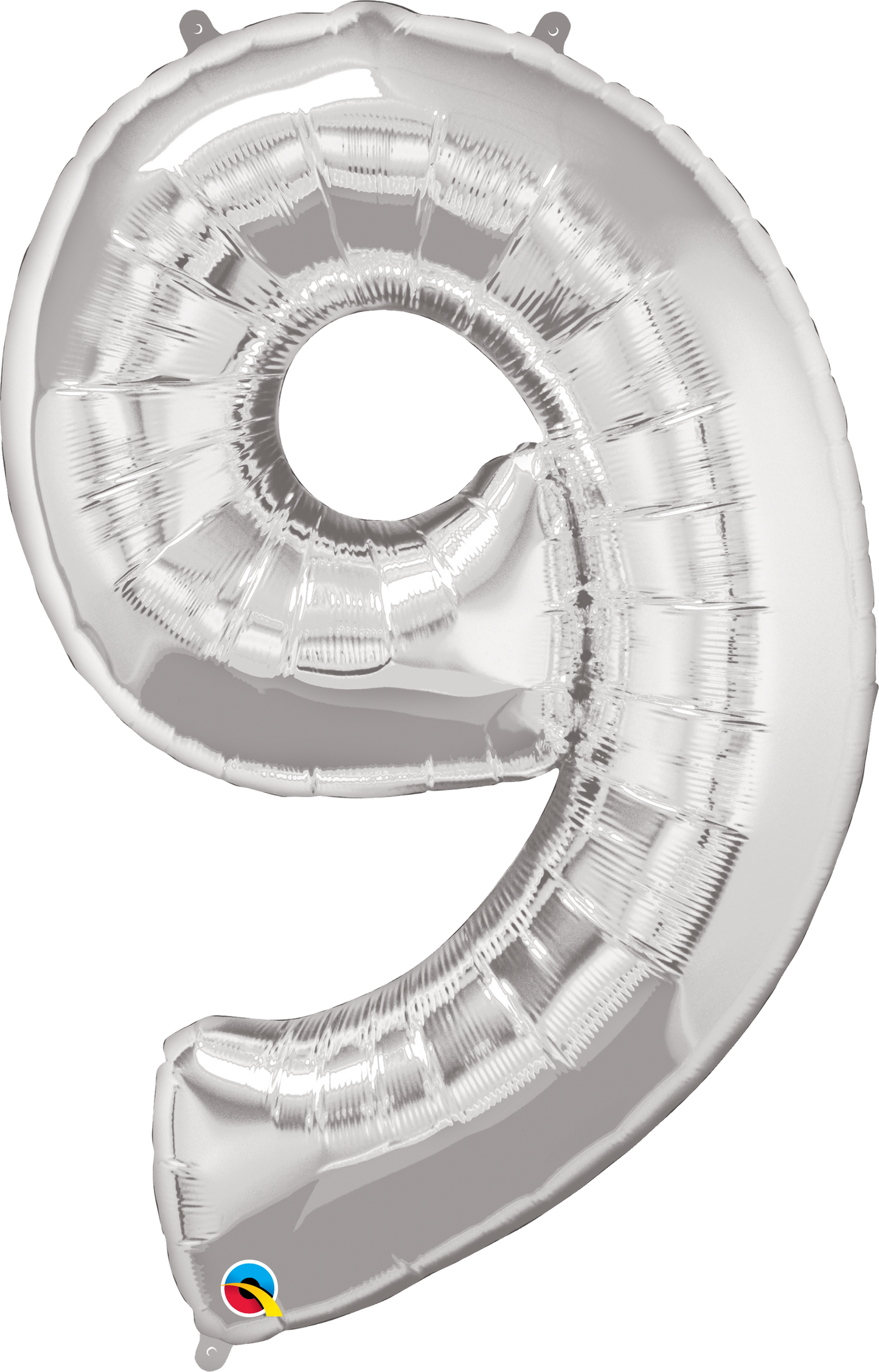 Number 9 Foil Balloon- Silver