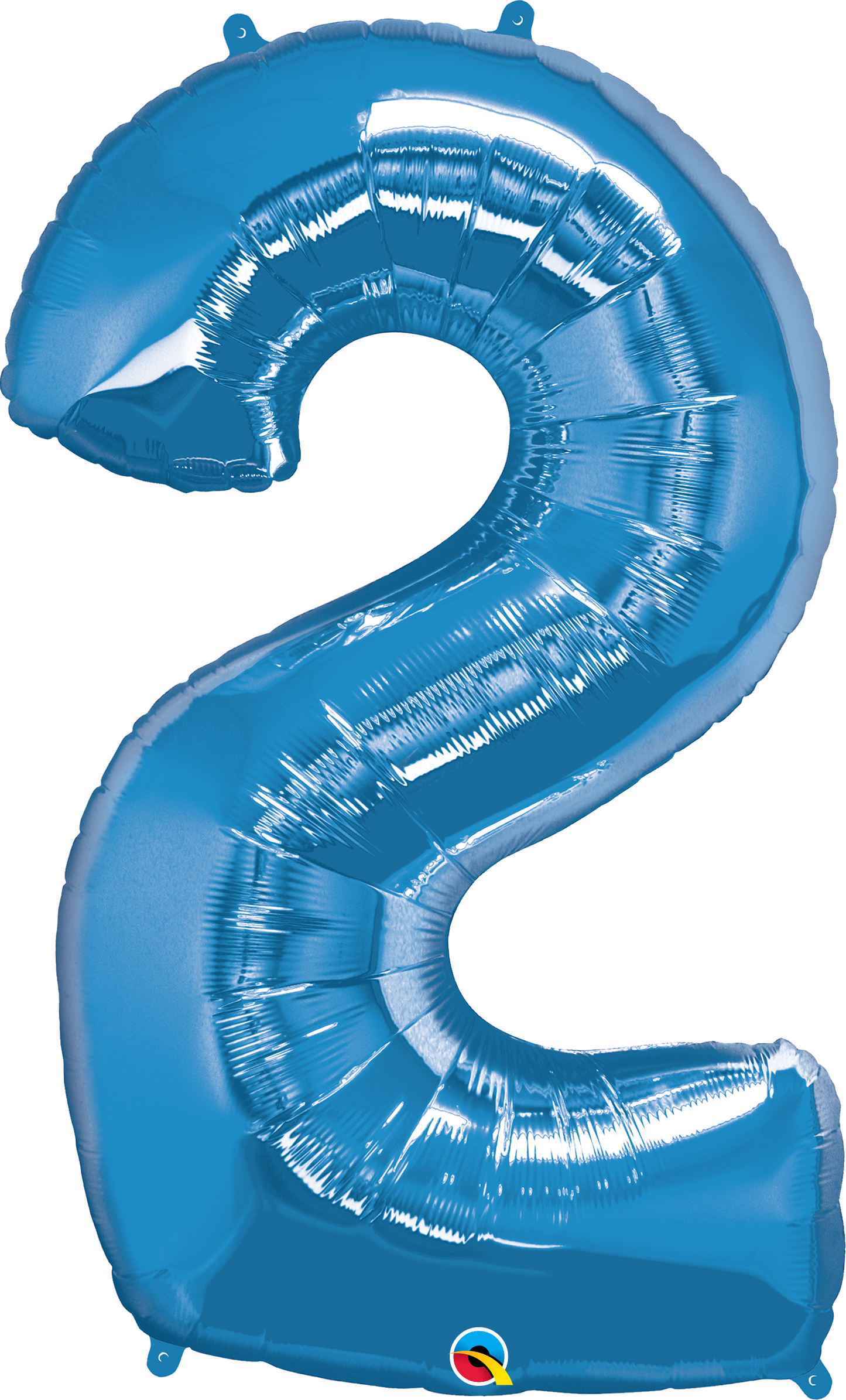 Number 2 Foil Balloon- Blue