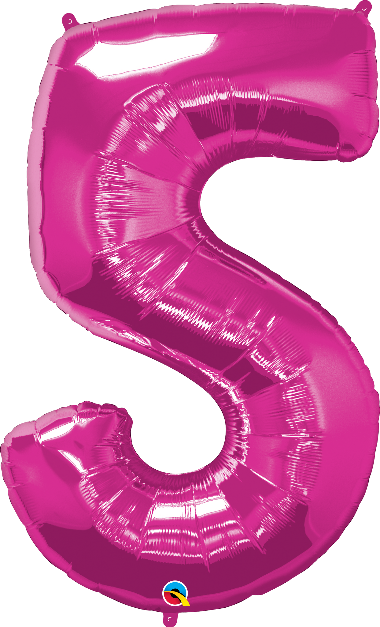 Number 5 Foil Balloon- Pink
