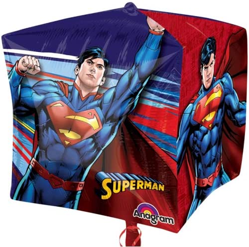 Superman Cube Foil Balloon