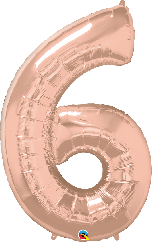 Number 6 Foil Balloon