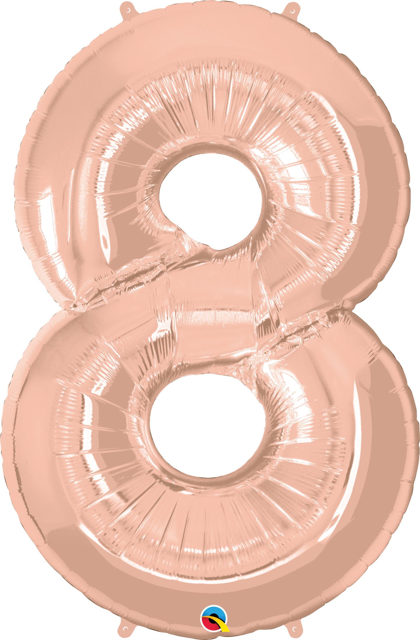 Number 8 Foil Balloon- Rose Gold