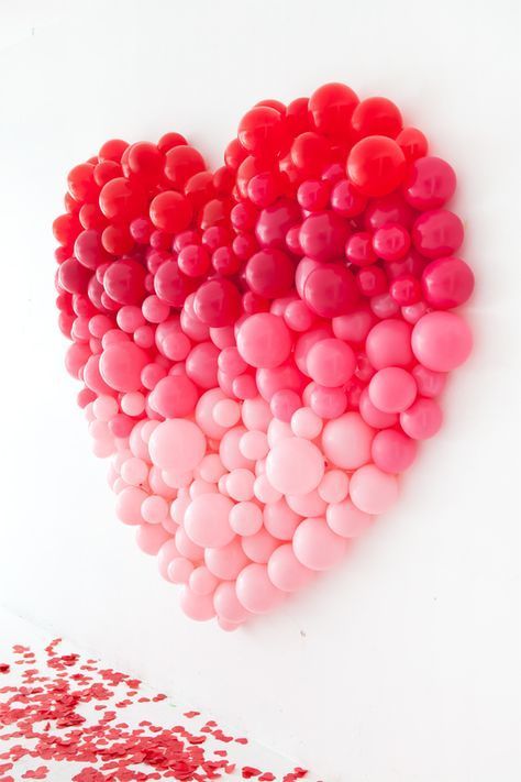 Heart Shaped Balloon Decor