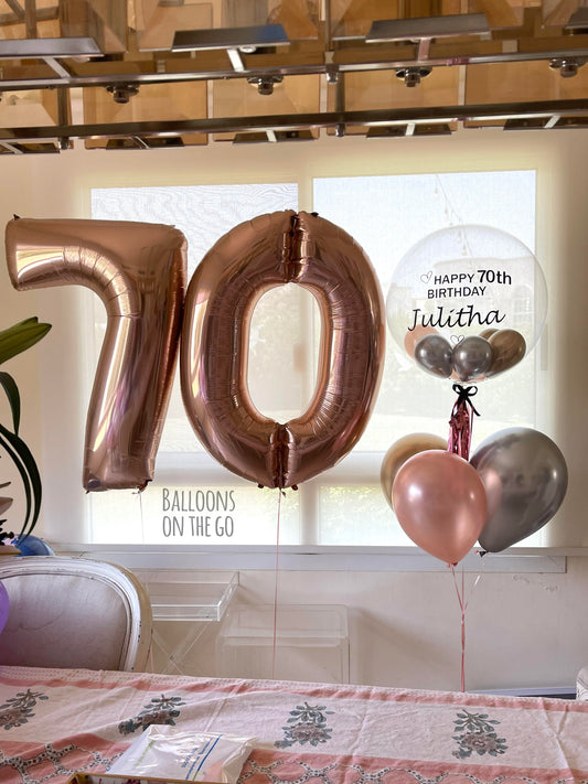 Customized 70th Birthday Bouquet
