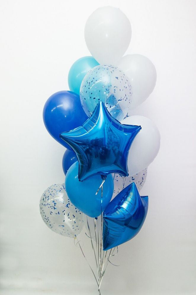 Persian Blue Balloon Bouquet