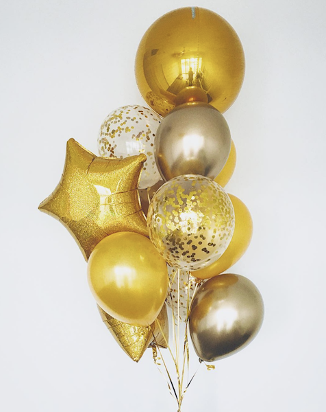 After the Gold Rush Balloon Bouquet