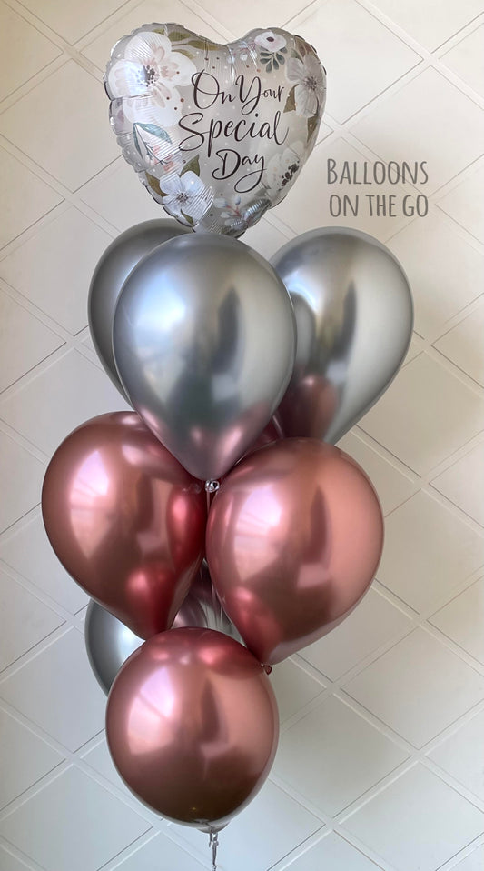 Engagement/ Anniversary balloon bouquet