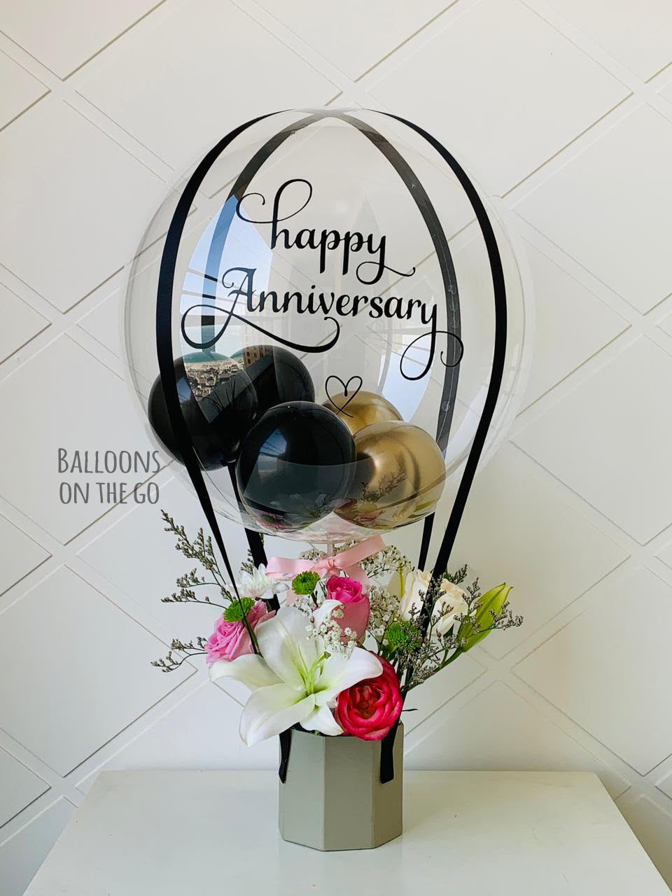 Anniversay Hot Air Balloon basket