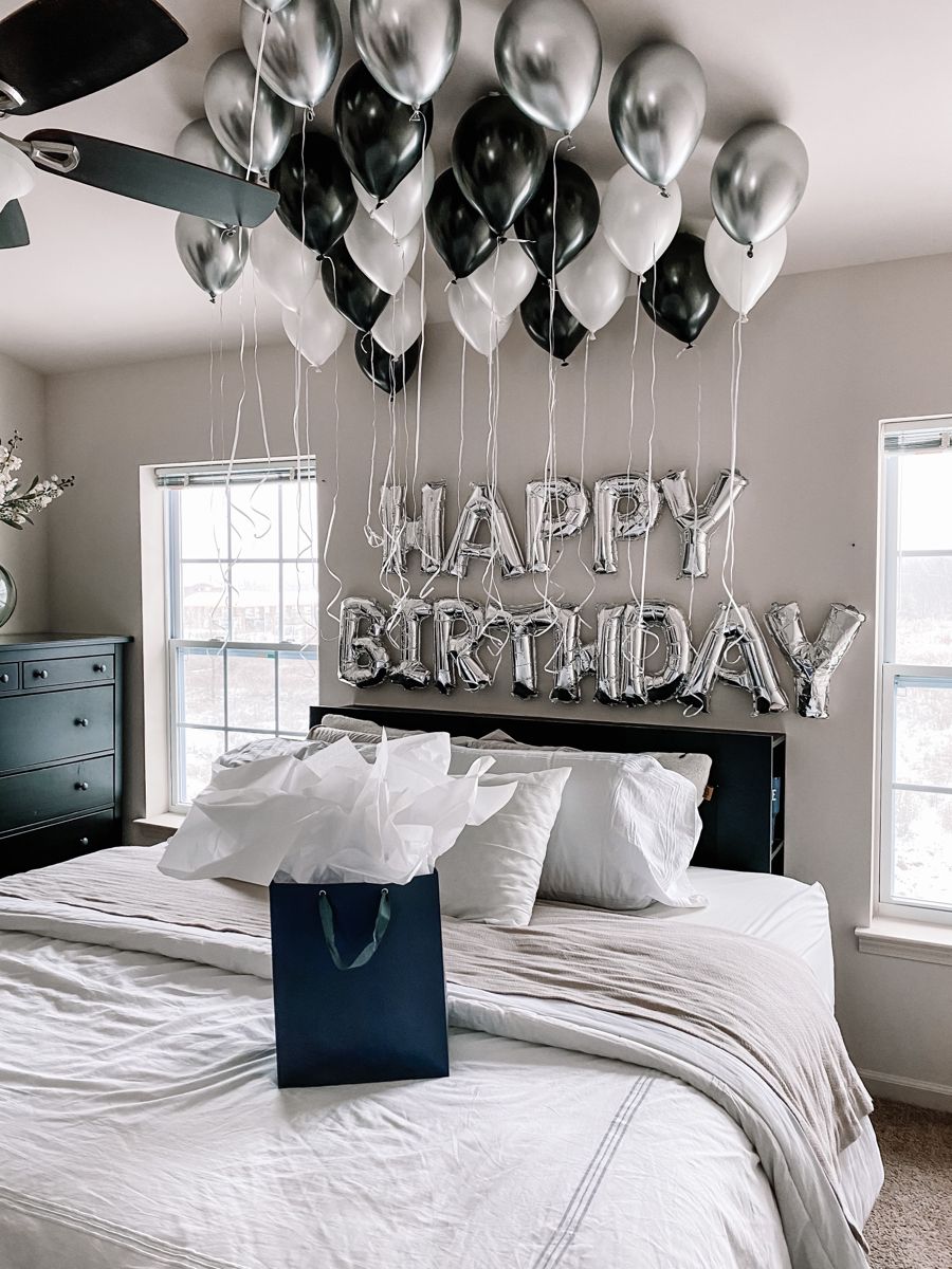 30 ceiling Balloons setup