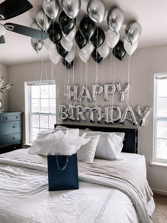30 ceiling Balloons setup