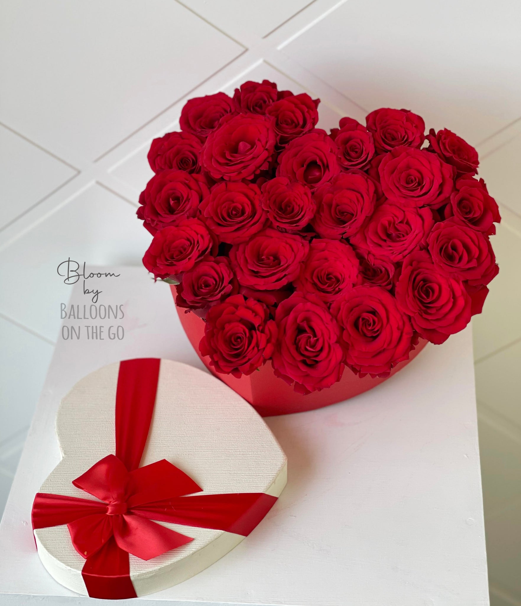 Heart shape Red Roses- Valentine's Exclusive