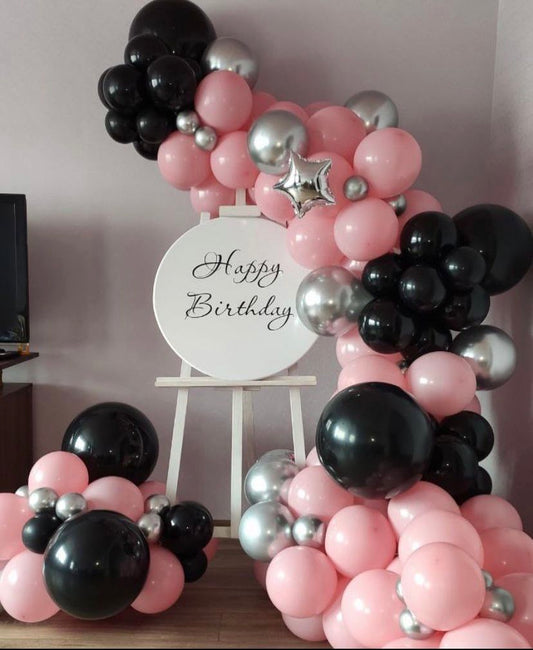 Welcome Baby Board with Balloon Garland- Its a Girl