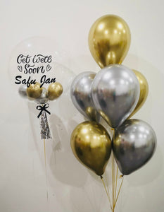 Get Well Soon Customized bubble balloon