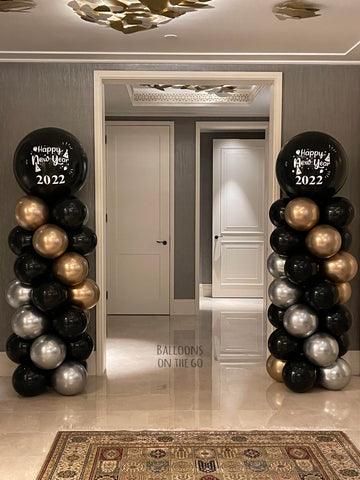 New Year Customized Balloon Towers