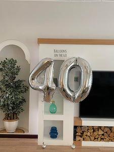 40 Number Balloons