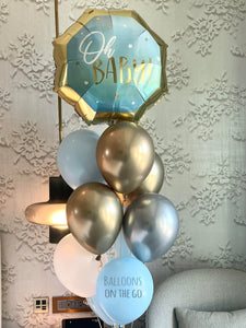 Oh Baby Balloon Bouquet- It's a boy