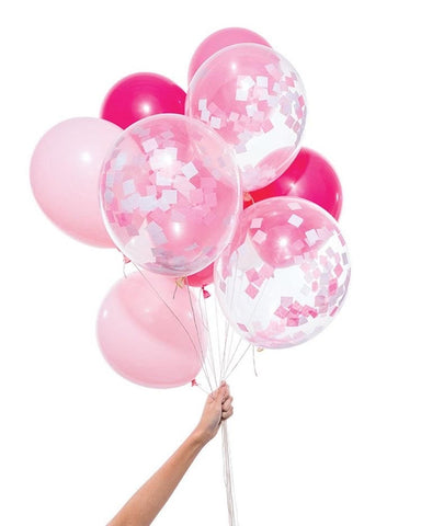 Pink and Fuschia Balloon Bouquet